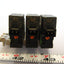 Used Bank of 3 SMC 10-VJ3123 Pneumatic Solenoid Valves