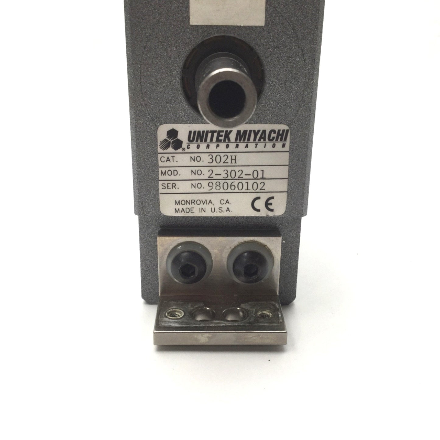 Used UNITEK MIYACHI Model 301 Electronic Weld Head Stroke 1", Force 50lbs, 115/230VAC