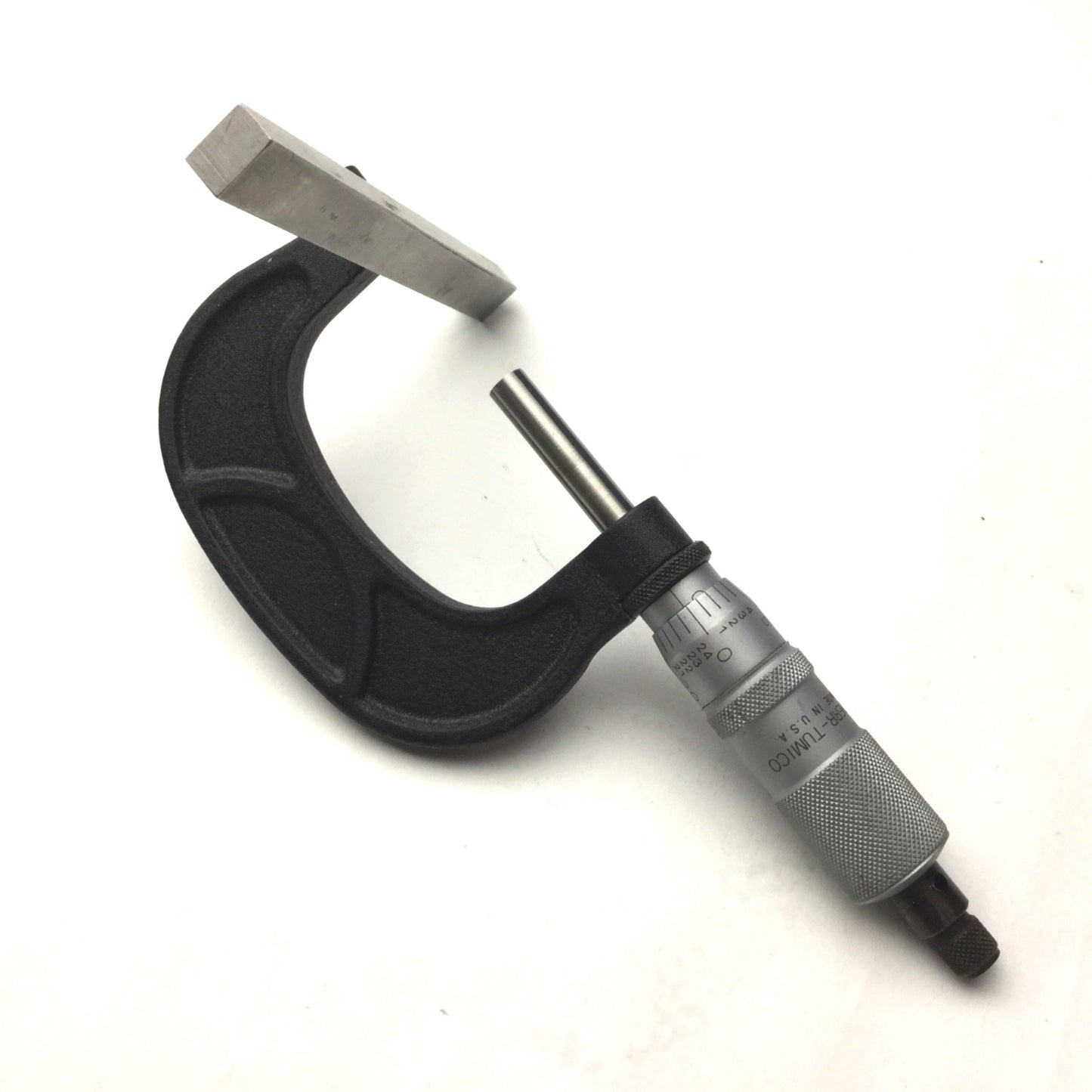 Used Scherr-Tumico Custom Precision Micrometer, Measurement Range: 1-2", 4" Bar