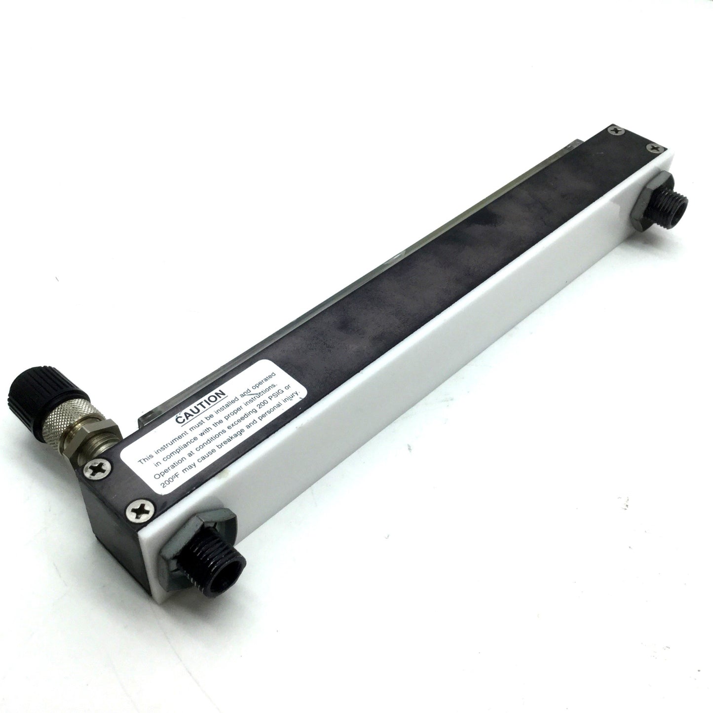 Used Cole-Parmer 03227-30 Masterflex Variable Area Flowmeter With Valve 150mm Scale