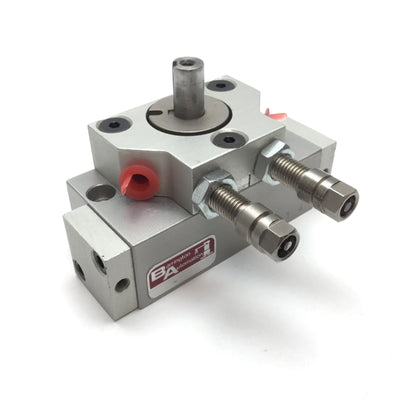 Used Barrington Automation RD-1 Rotary Drive Actuator, Range: 0-180°, Bore: 0.5"