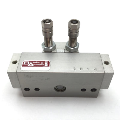 Used Barrington Automation RD-1 Rotary Drive Actuator, Range: 0-180°, Bore: 0.5"