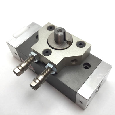 Used Barrington Automation RD-2 Rotary Drive Actuator, Range: 0-180°, Bore: 0.75"