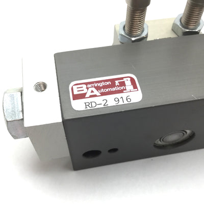 Used Barrington Automation RD-2 916 Rotary Drive Actuator, Range: 0-180°, Bore: 0.75"