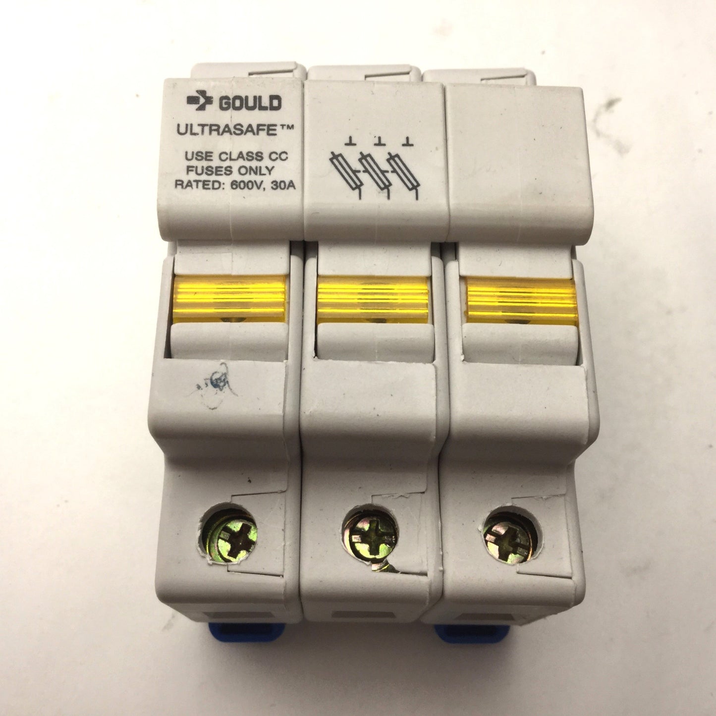 Used Gould Ultrasafe USCC31 Fuse Holder, Rated: 600V, 30A