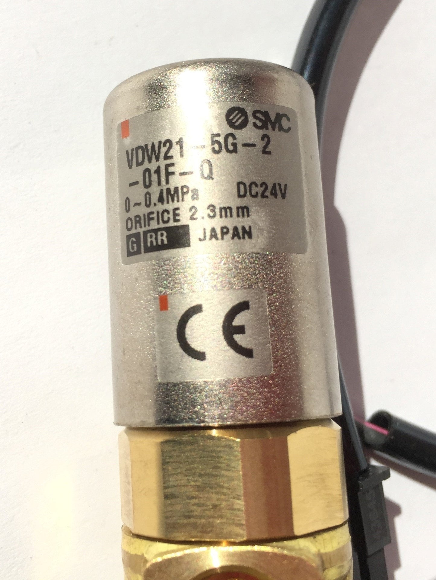 New SMC VDW21-5G-2-01F-Q Compact Direct Operated Solenoid Valve 2-Port, 1/8" 24VDC