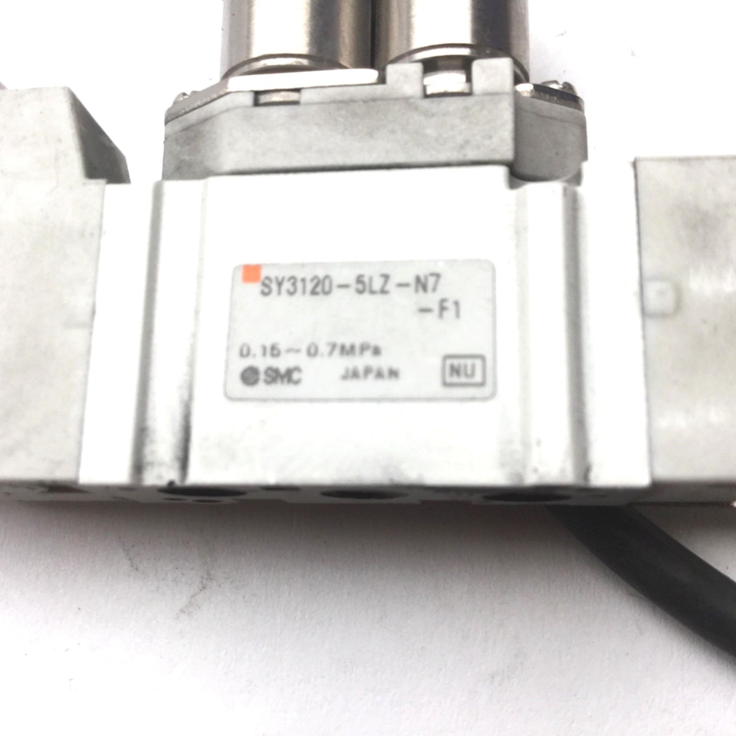 Used SMC SY3120-5LZ-N7-F1 Pneumatic Solenoid Valve, 2-Position 5-Port, Voltage 24VDC