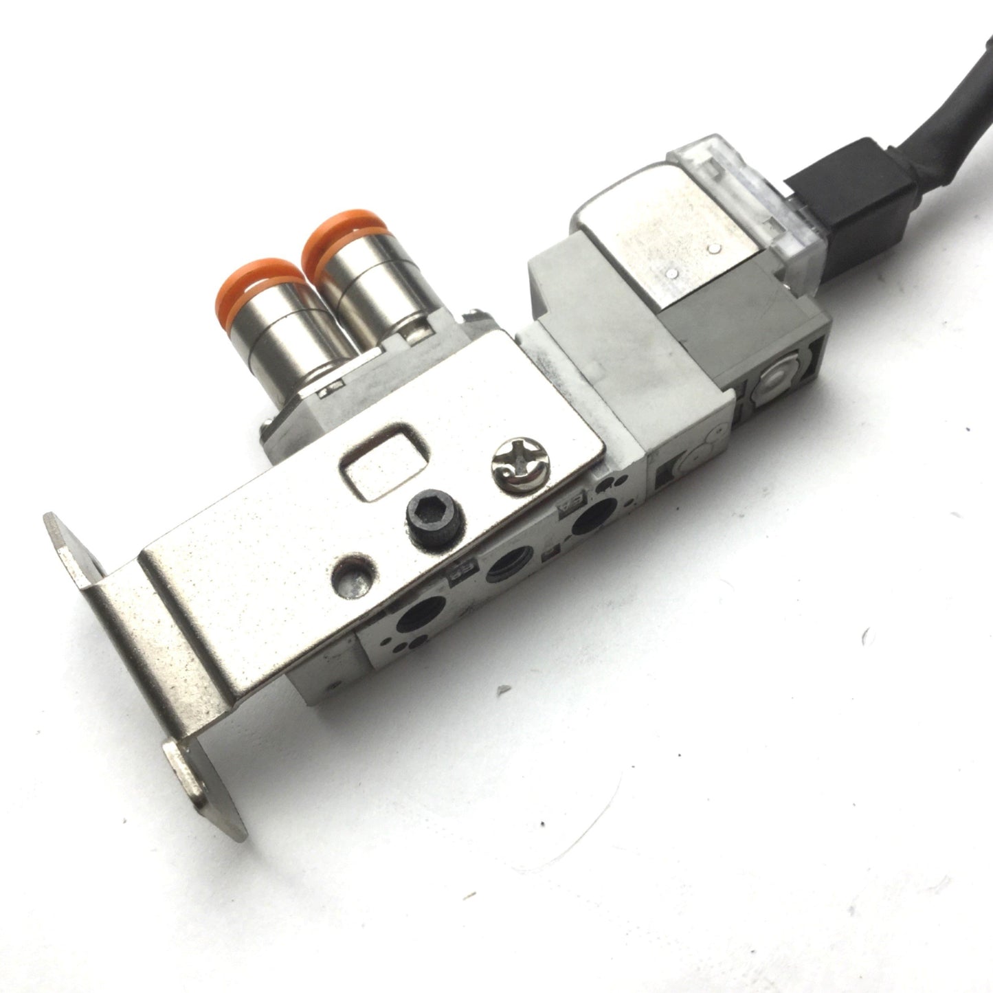 Used SMC SY3120-5LZ-N7-F1 Pneumatic Solenoid Valve, 2-Position 5-Port, Voltage 24VDC