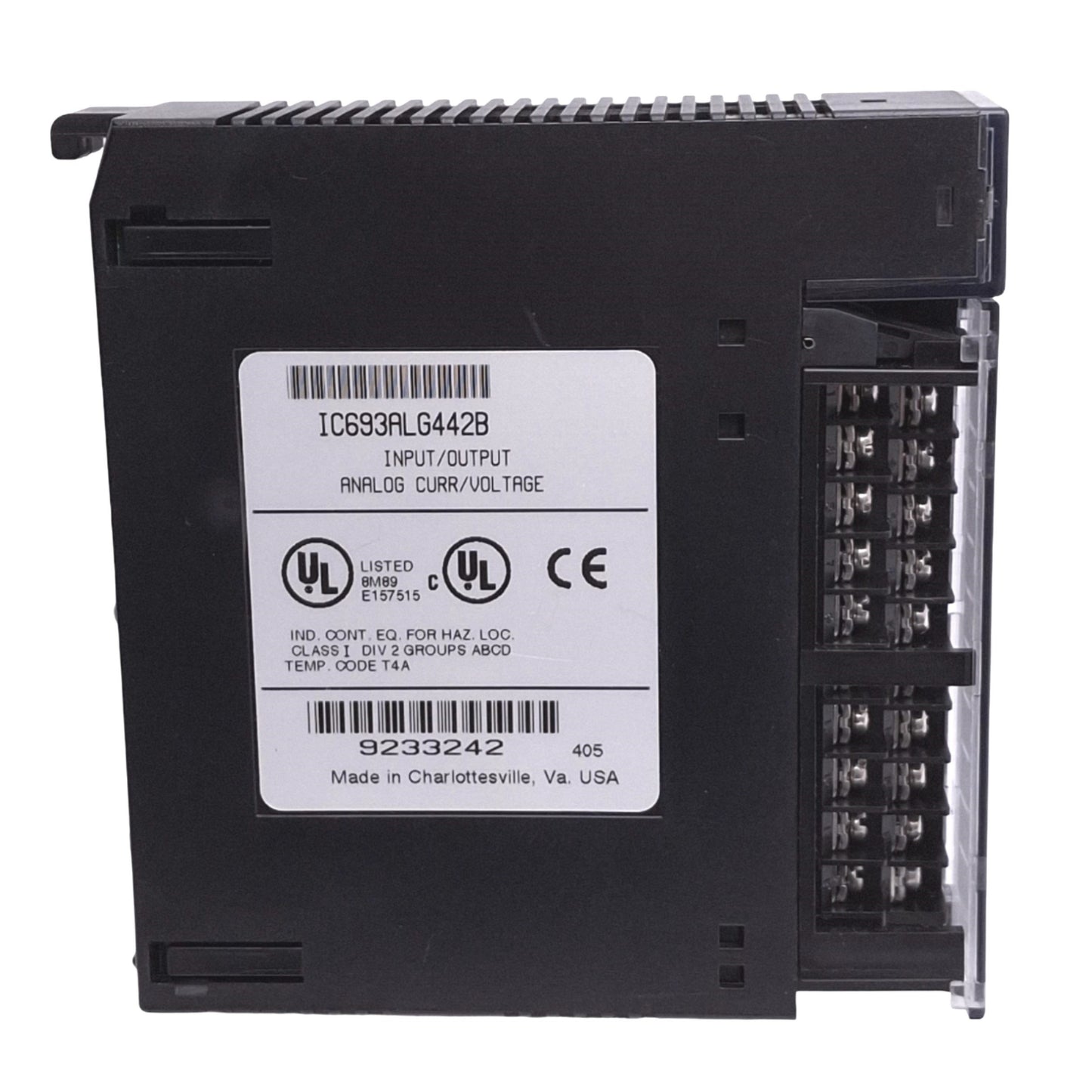 Used GE Fanuc IC693ALG442B Series 90-30 Analog I/O Module Current/Voltage, 4-In 2-Out