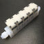 New Bank Of 5 SMC LVC40A-S13N-F High Purity Chemical Valves On LLC4A-05-S19 Manifold
