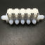 New Bank Of 5 SMC LVC40A-S13N-F High Purity Chemical Valves On LLC4A-05-S19 Manifold