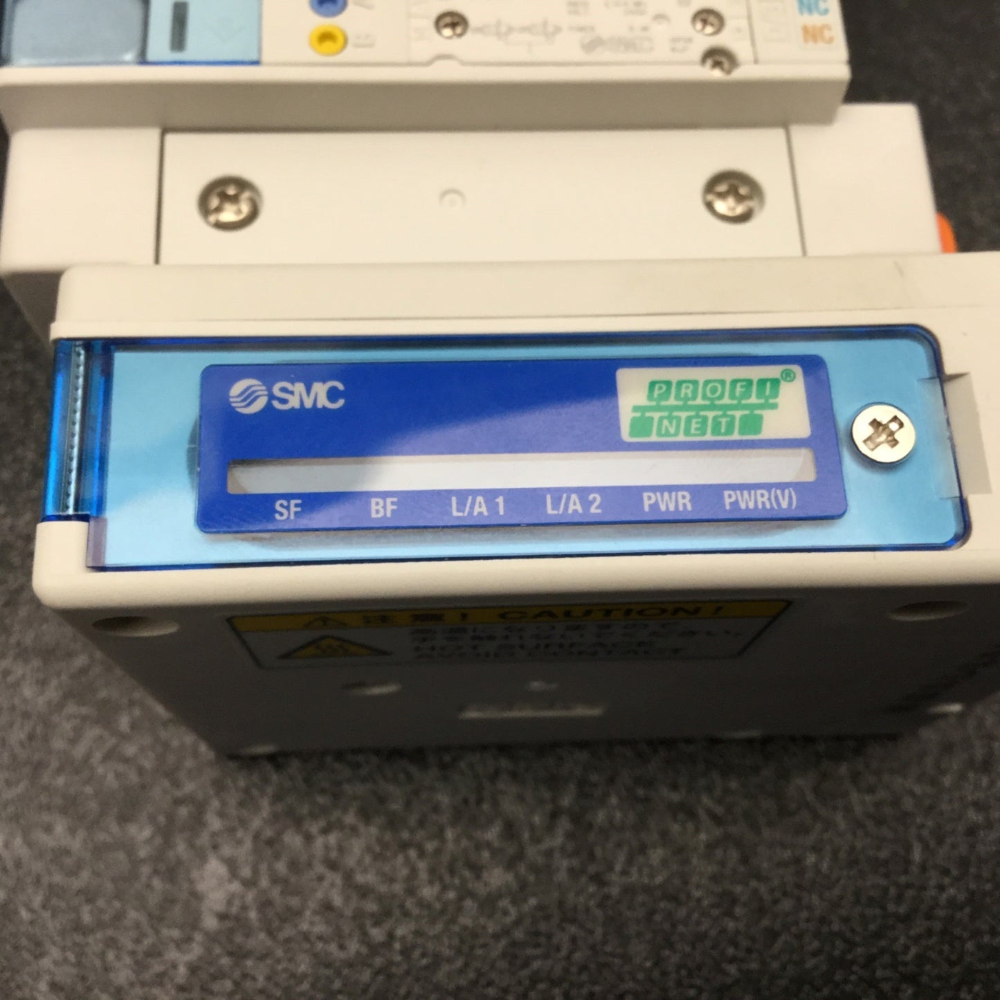 New – Open box Bank Of 6 SMC SY3A00-5U1 4-Position Dual 3-Port Valves W/EX260-SPN1 PROFI-NET