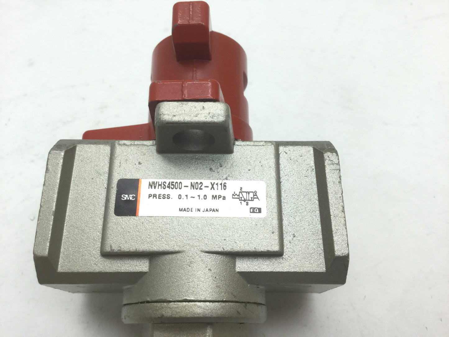 Used SMC NVHS4500-N02-X116 Shut Off Lock Out Valve 1/4" NPT