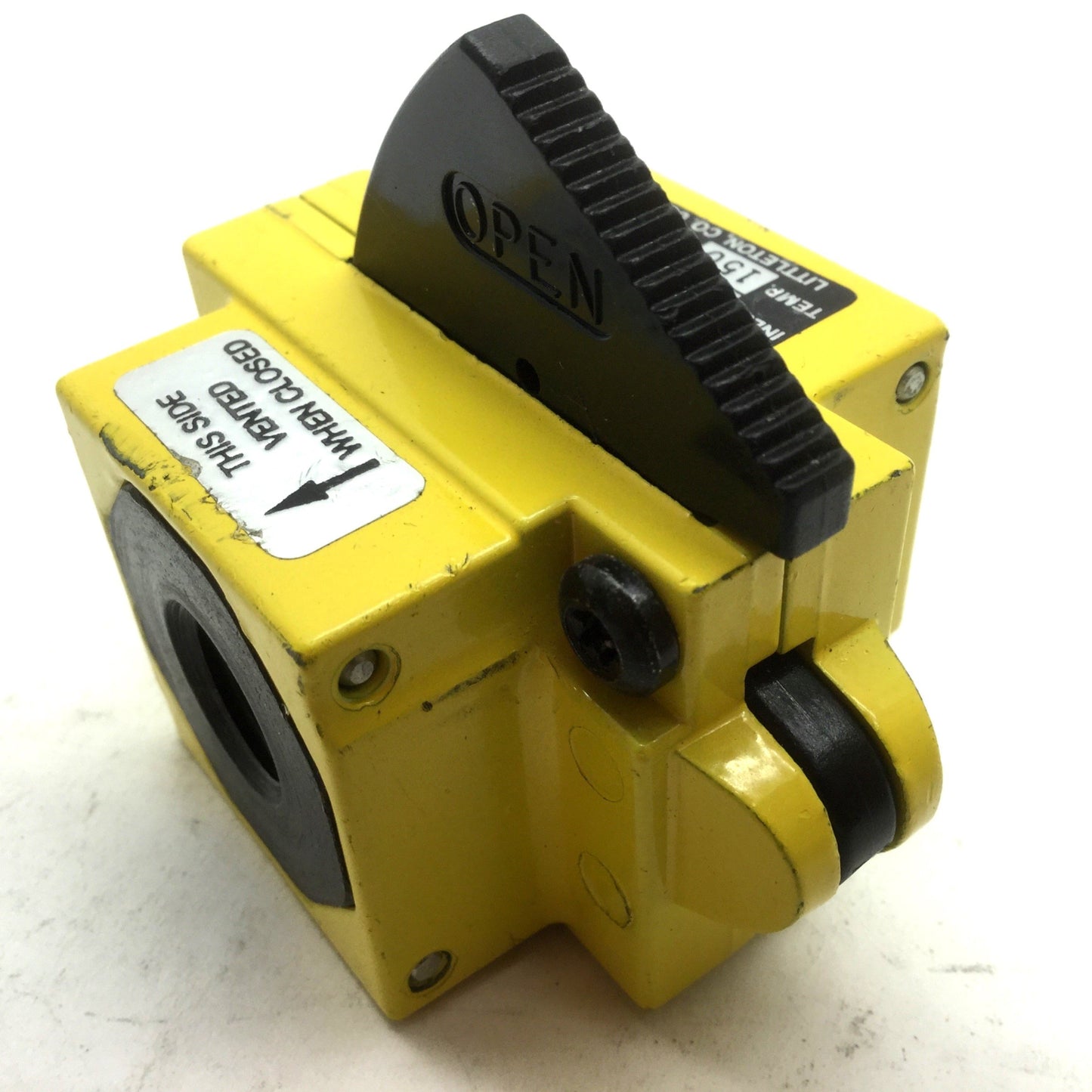 Used Norgren T08-200E1PA Shut Off Lock Out Valve 1/4" NPT, Max: 250 PSI 150°F