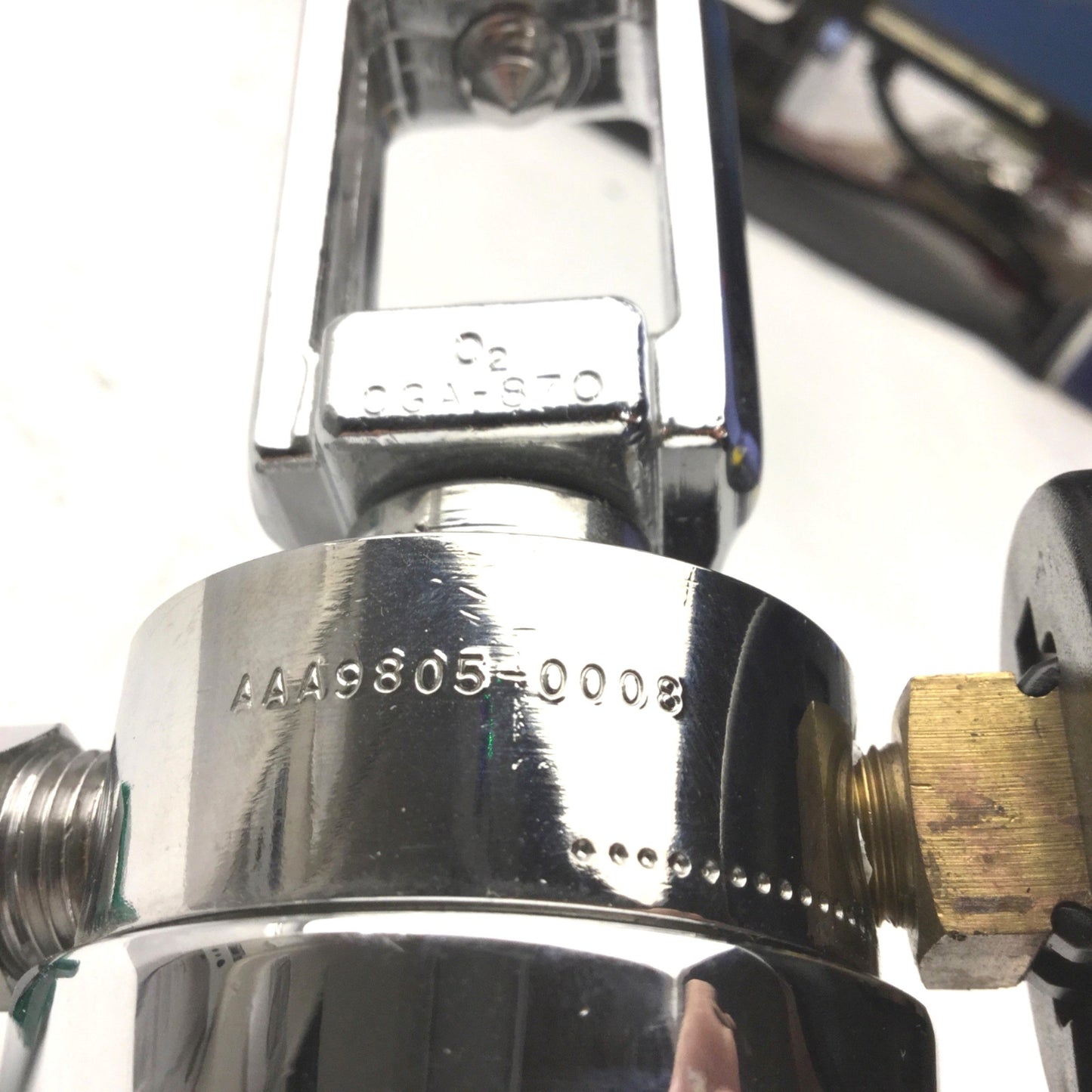 Used Littell Industries AAA9805-0008 Medical Compressed Gas Regulator, O2, CGA-870