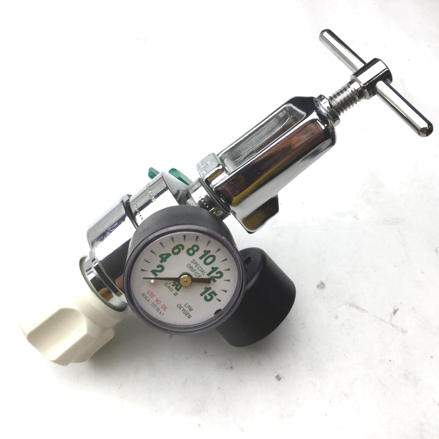 Used Littell Industries AAA9805-0008 Medical Compressed Gas Regulator, O2, CGA-870