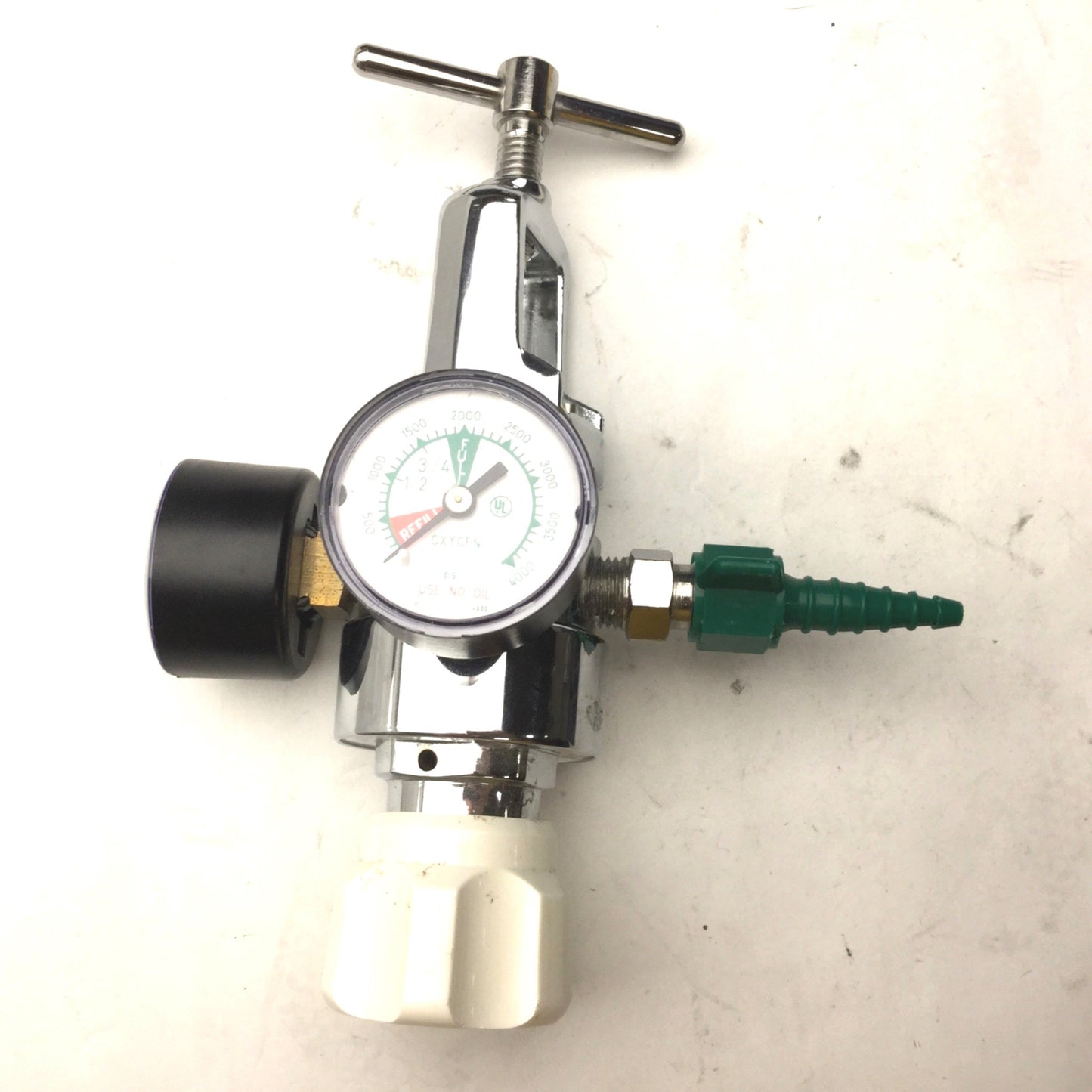 Used Littell Industries AAA9805-0008 Medical Compressed Gas Regulator, O2, CGA-870