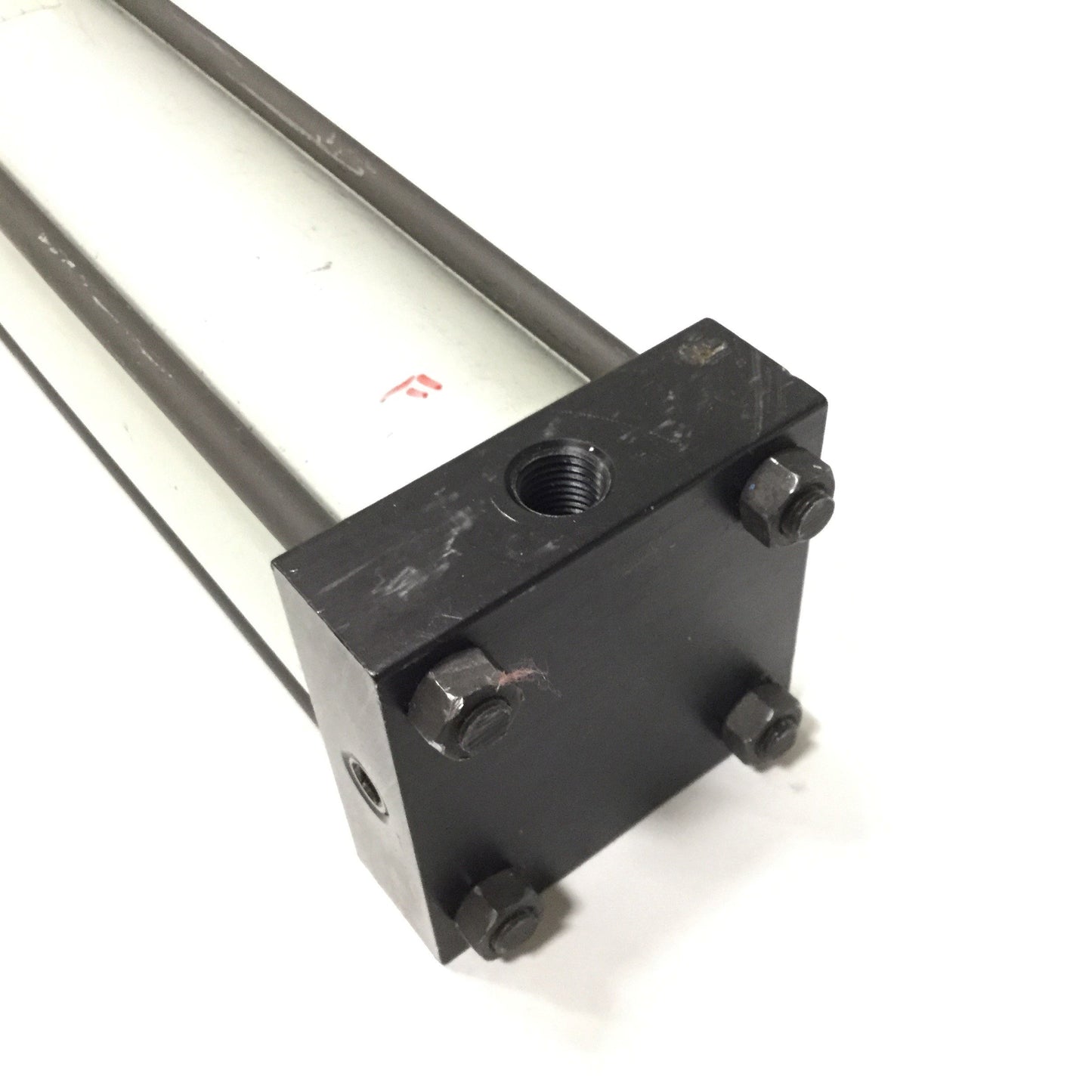 Used Norgren CE15A-D04-AM100 Pneumatic Cylinder, Bore: 2.5", Stroke: 15", 1/4" NPT