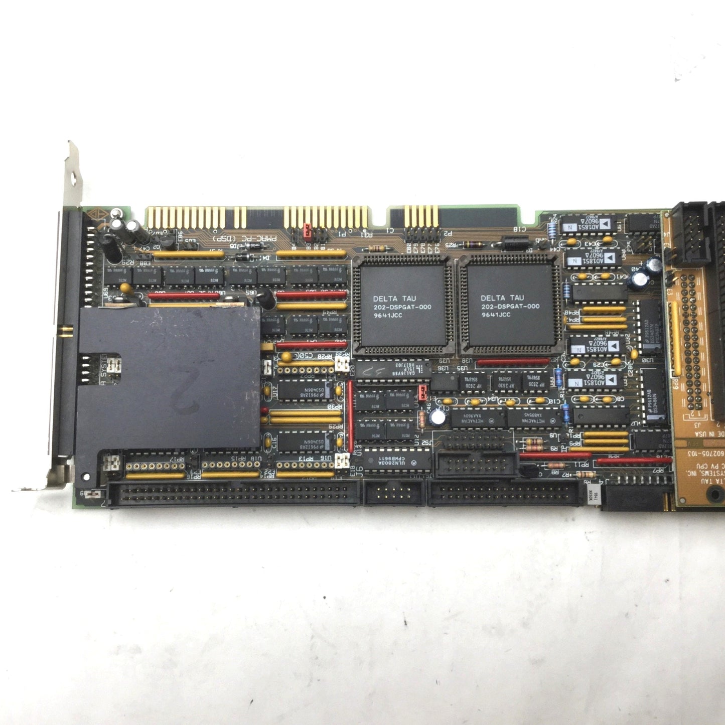 Used Delta Tau PMAC2-PC (DSP) Assy 602191-503 & PMAC PV CPU Assy 602705-103, V1.16A