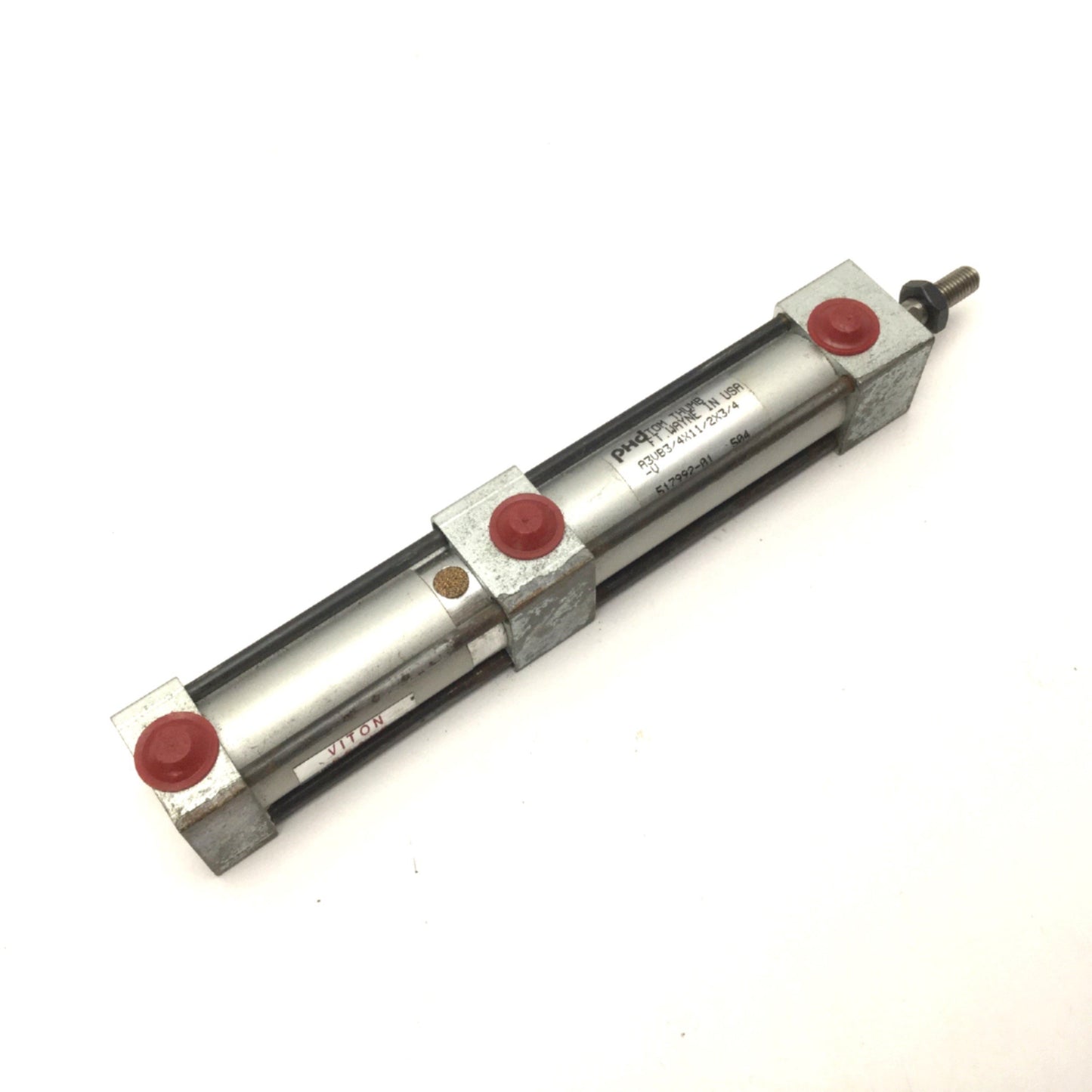 Used PHD Tom Thumb A3VB3/4x11/2x3/4-V 3-Position Cylinder Bore: 3/4" Stroke: 1-1/2"