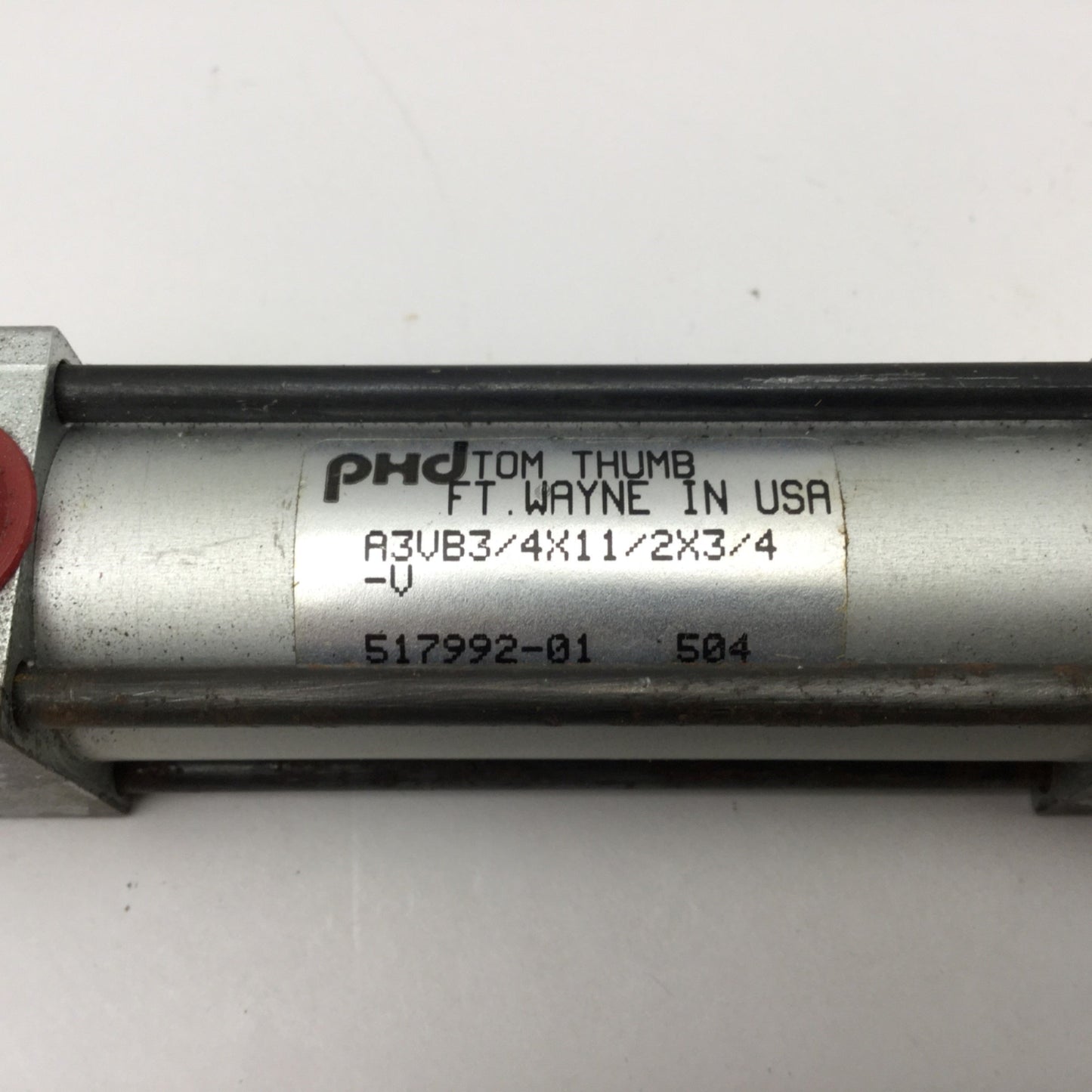 Used PHD Tom Thumb A3VB3/4x11/2x3/4-V 3-Position Cylinder Bore: 3/4" Stroke: 1-1/2"