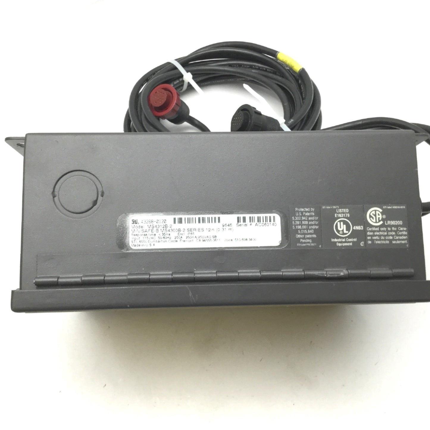 Used STI MiniSafe/FlexSafe 4300B-2 MINISAFE MS4332B2-AC1-15X Light Curtain Controller