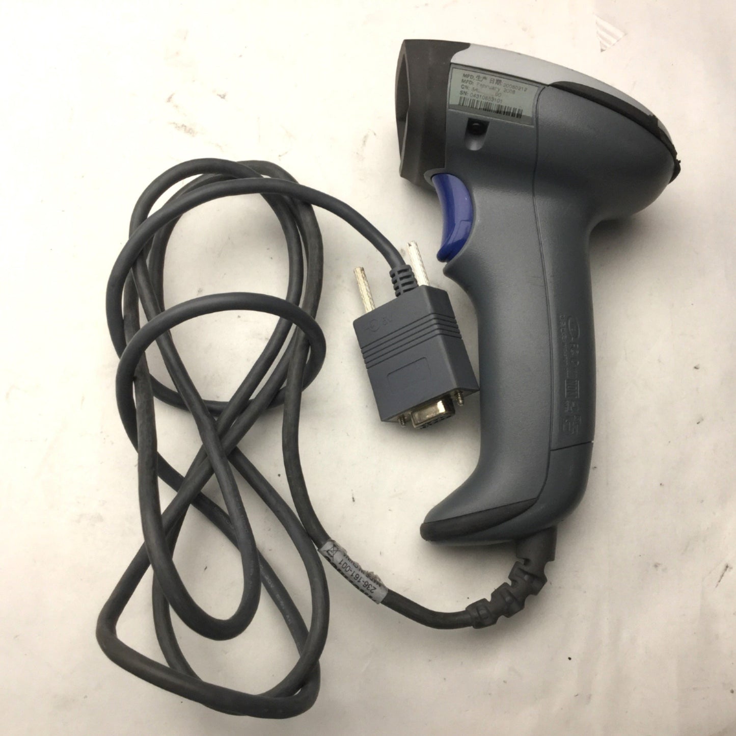 Used Intermec SR30 Handheld Scanner 9-Pin D-Sub,, Voltage: 5VDC, With Power Supply