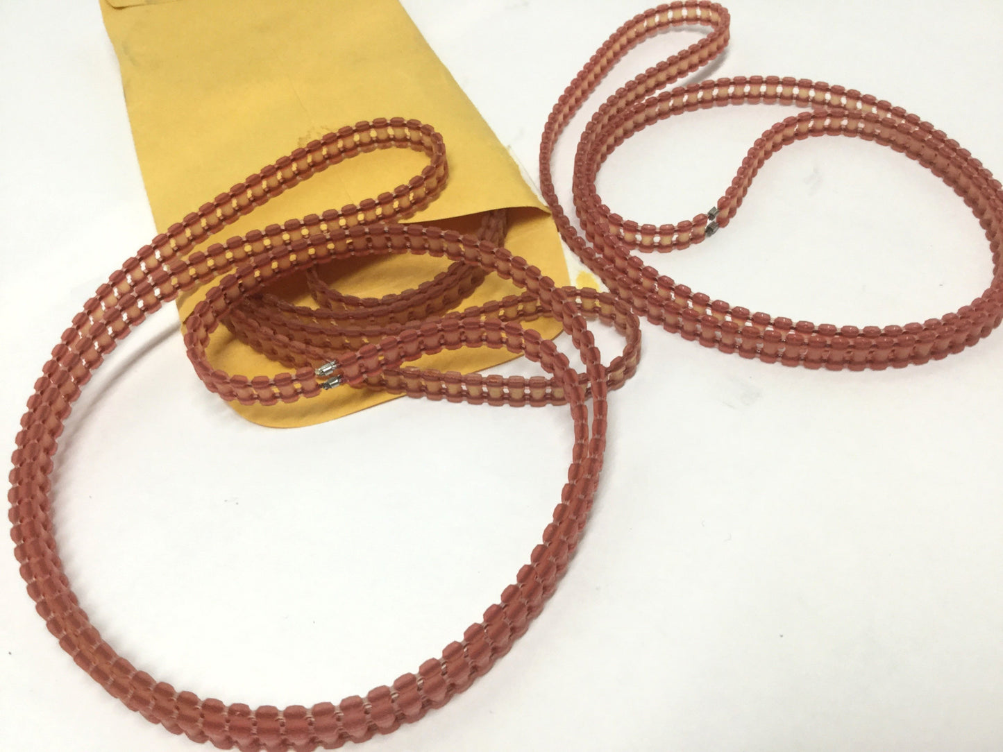 New – Open box Lot of 3 PIC Design FRS-190 No-Slip Belts, SS Twin Core, 190 Drive Pin, .1475 CP