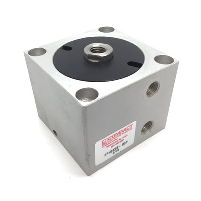 Used Compact SFH2X38-UC3 Pneumatic Cylinder, Bore: 2", Stroke: 3/8", Ports: 1/8" NPT