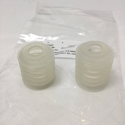 New – Open box Lot of 2 FIPA 27.039.017 Silicone Bellows Vacuum Suction Cups Ø38mm, 20mm Stroke