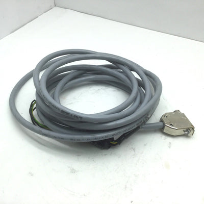 Used Aerotech 630C1985-1 REV C Brushless Motor to Controller Cable, Length: 17'