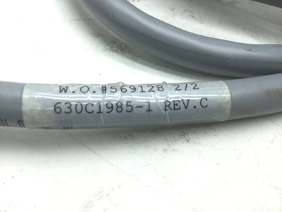 Used Aerotech 630C1985-1 REV C Brushless Motor to Controller Cable, Length: 17'