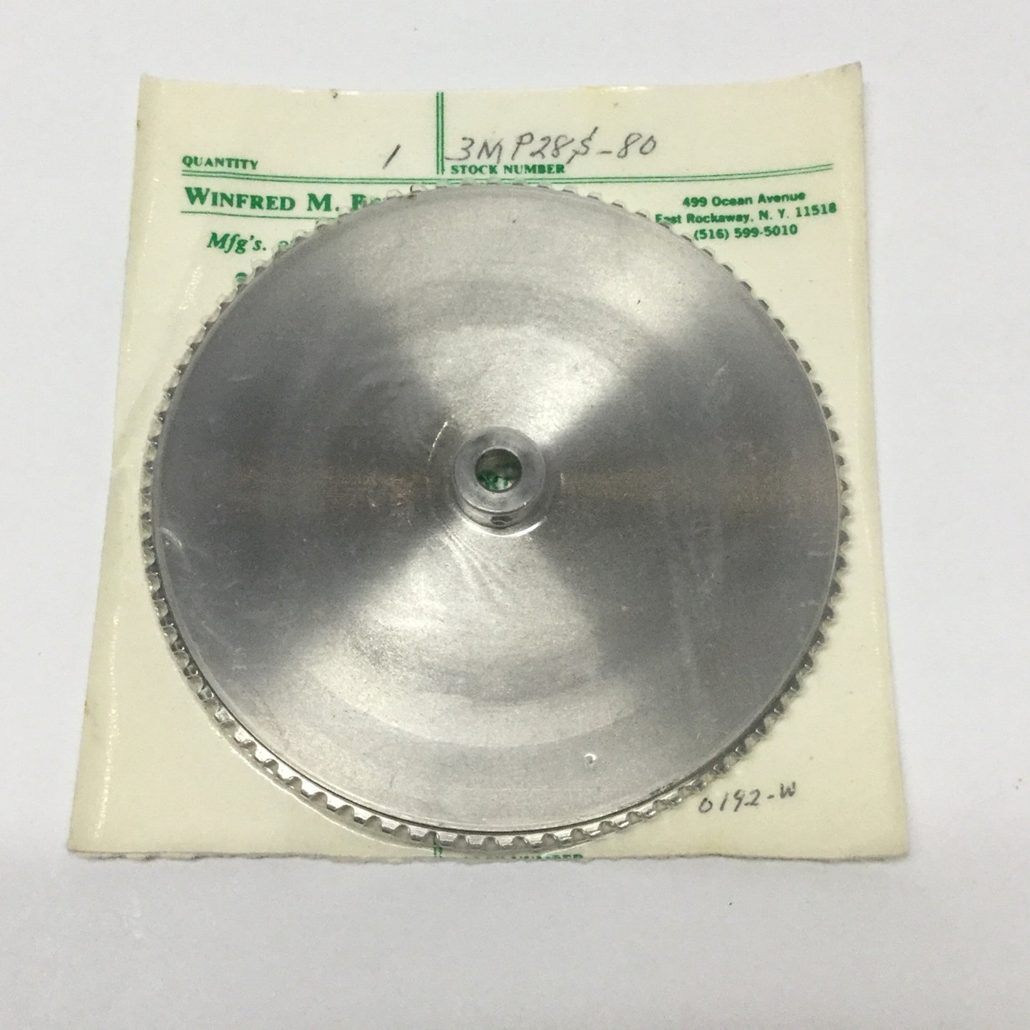 New WM Berg 3MP28S-80 Min-E-Pitch Chain Sprocket 303SS, 80-Tooth, 3.9949PD, .15708CP