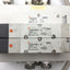Used Bank of 2 SMC VQ4200-5 & VQ4100-5 Solenoid Valve, 2-Position 5-Port, 24VDC