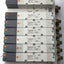 Used Bank of 7 SMC VQ4200-5 Solenoid Valve, 2-Position 5-Port, 24VDC, 0.15-1.0MPa