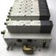 Used Bank of 7 SMC VQ4200-5 Solenoid Valve, 2-Position 5-Port, 24VDC, 0.15-1.0MPa
