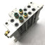 Used Bank of 2 SMC VQ4200-5 Solenoid Valve, 0.15-1.0MPa, 2-Position 5-Port, 24VDC