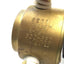 Used L-TEC Trimline R-76-500-580 Brass Compressed Gas Single Stage Regulator 0-500PSI