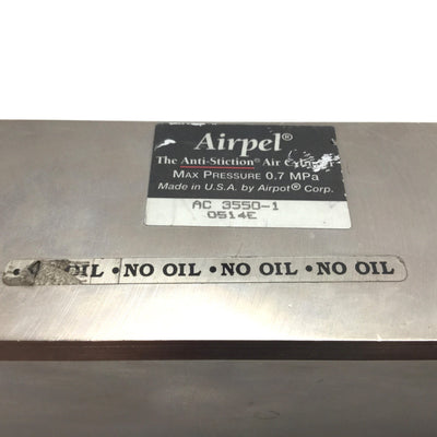 Used Airpel AC 3550-1 Anti-Stiction Air Cylinder, Stroke: 50mm, Bore: 35mm, 0.7MPa