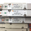 Used Bank of 3 SMC Solenoid Valves, 3x SV2300-5FU, 3-Pos 5-Way, Center Closed