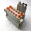 Used Bank of 3 SMC Solenoid Valves, 3x SV2300-5FU, 3-Pos 5-Way, Center Closed