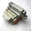 Used Bank of 3 SMC Solenoid Valves, 3x SV2300-5FU, 3-Pos 5-Way, Center Closed