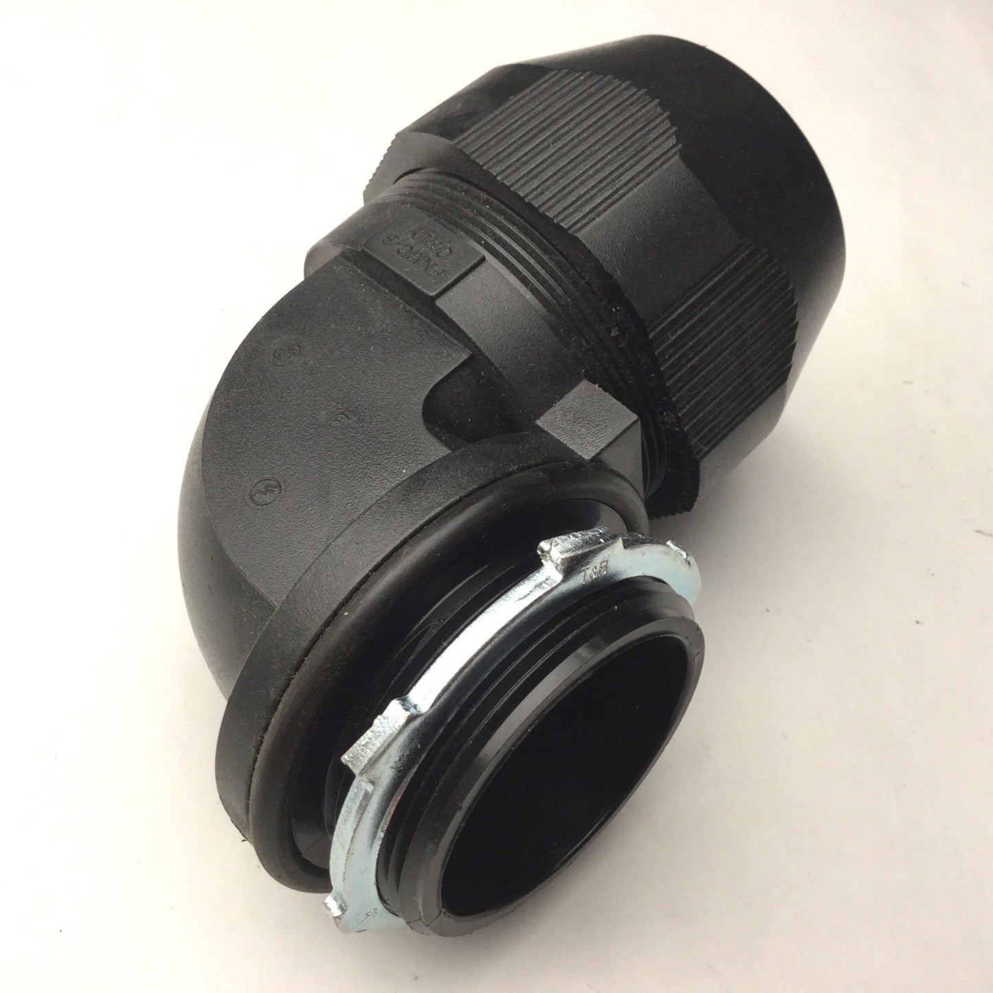 Used Thomas and Betts 2" Non-Metallic Liquid Tight Bullet Connector Elbows, 90 Degree