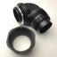 Used Thomas and Betts 2" Non-Metallic Liquid Tight Bullet Connector Elbows, 90 Degree