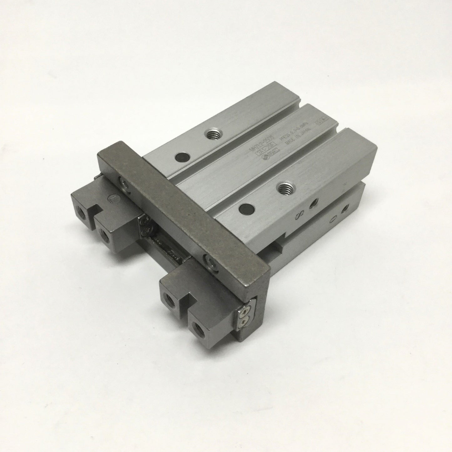 Used SMC MHZL2-25D3 Parallel Jaw Air Gripper, 2-Finger, 25mm Bore, 22mm Stroke, M5
