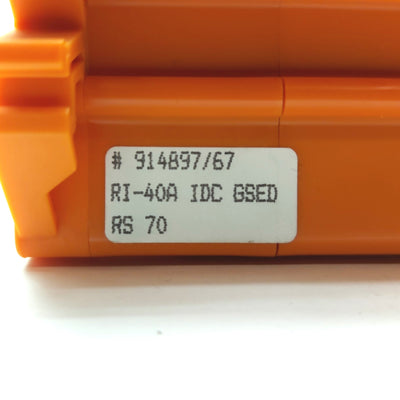 Used Weidmuller 914897/67 Breakout Board, IDC40 40-Pin Male Ribbon to Screw Terminals