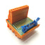 Used Weidmuller 914893/67 Breakout Board, IDC20 20-Pin Male Ribbon to Screw Terminals