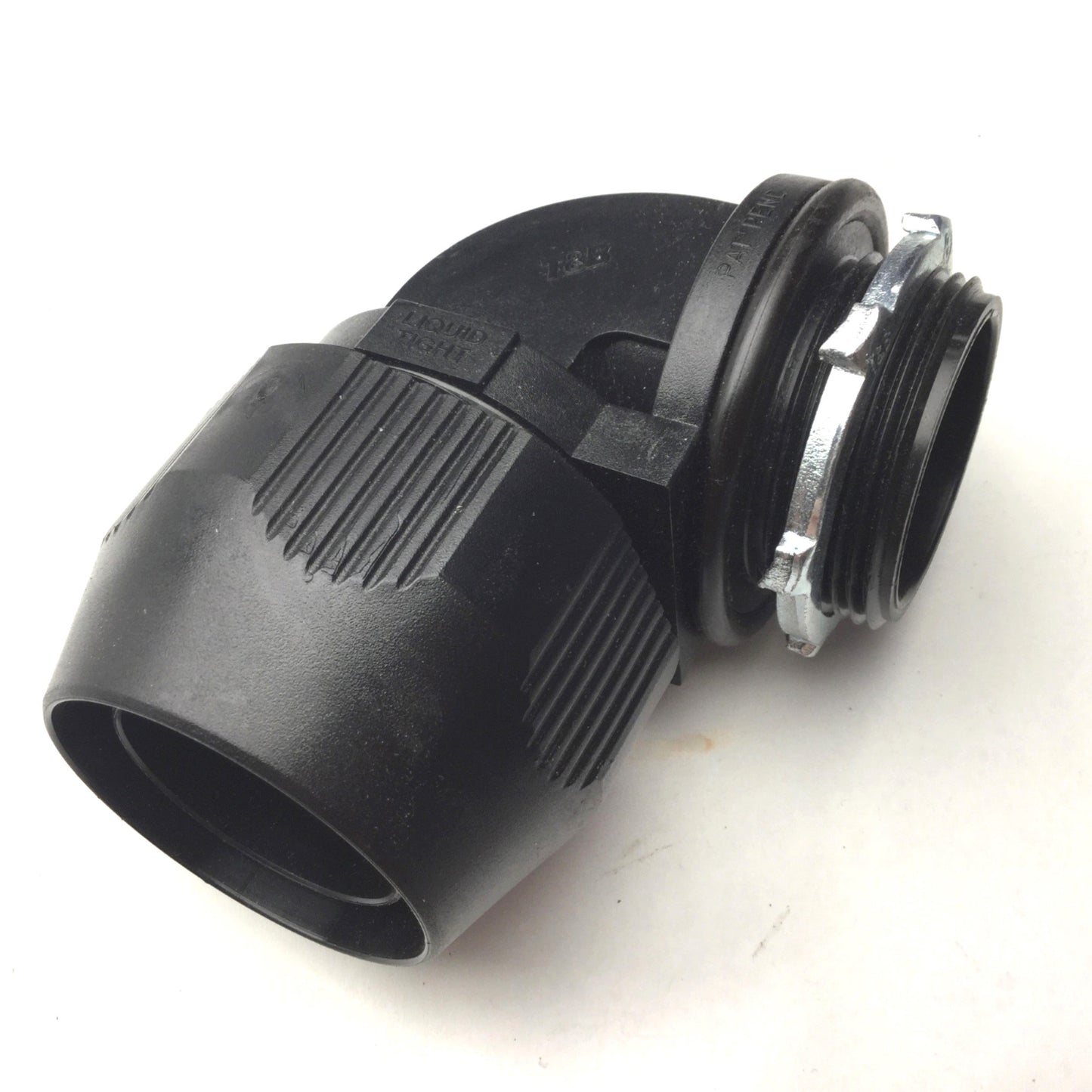 Used Thomas and Betts 1-1/2" Non-Metallic Liquid Tight Bullet Connector Elbows, 90°