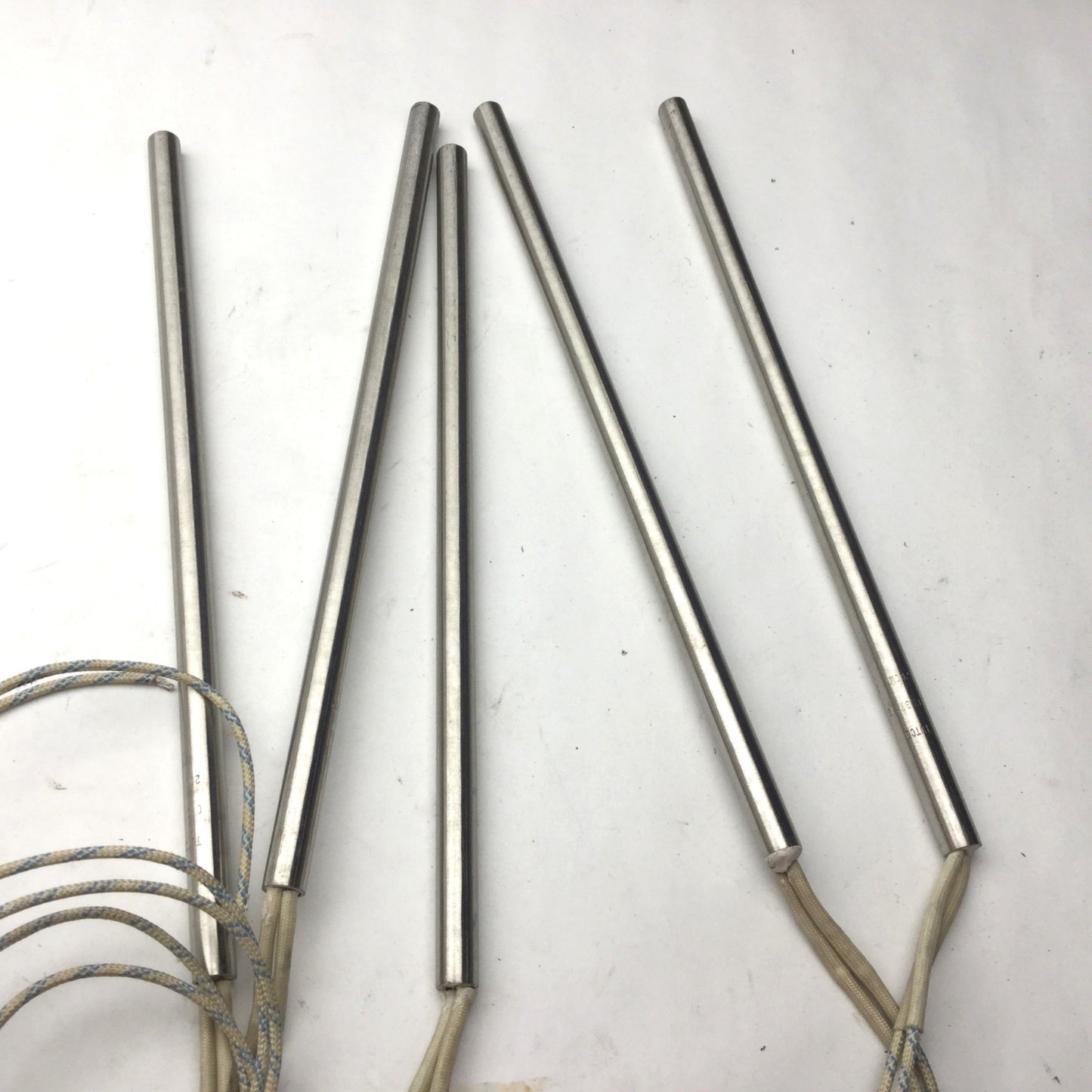 Used Lot of 5 Tutco CH37116 SK Cartridge Heater, Dia: 3/8", Length: 9.5", 240V, 200W