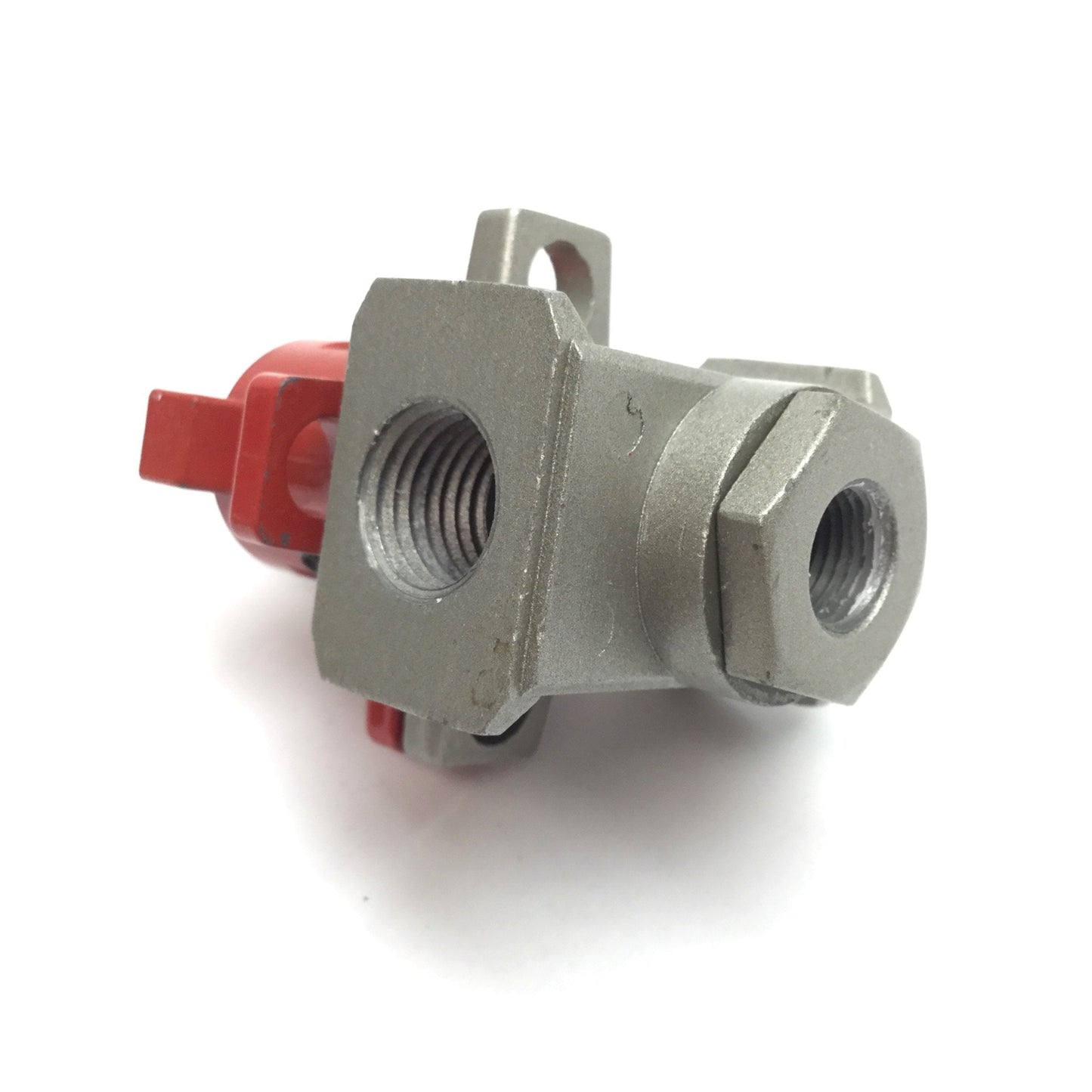 Used SMC NVHS2500-N02-X116 Pneumatic Lock-Out Valve, 1/4" NPT 1/8" NPT, 0.1-1.0MPa